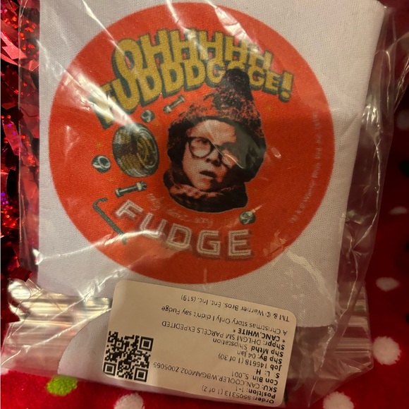 NWT In Box triple dog dare you Christmas story set of 3 mouse pad kozie/Coasters - Picture 3 of 4